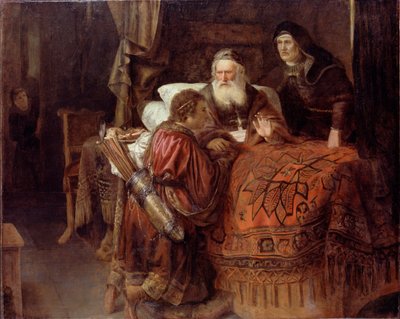 Isaac Blessing Jacob by Gerrit van Honthorst